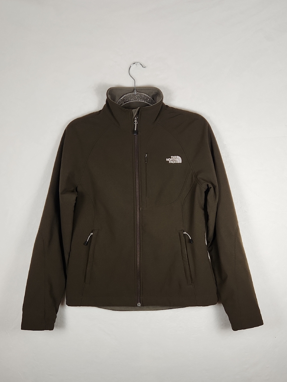 The North Face Apex Bionic Jacket Women's Size M Fleece Lined Full Zip‎ Brown